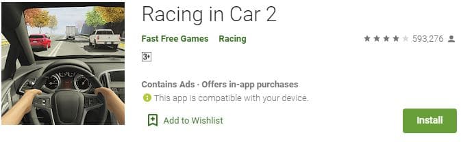 racing in car 2 , Gadi Wala Game