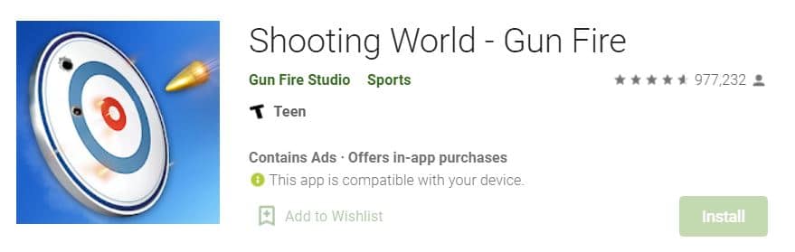 Shooting World- Gun Fire